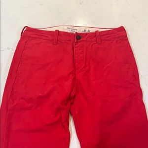 Long red pant